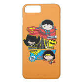 Chibi is klaar voor actie! Case-Mate iPhone case (Achterkant)