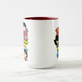 Chibi is klaar voor actie! mok (Midden)