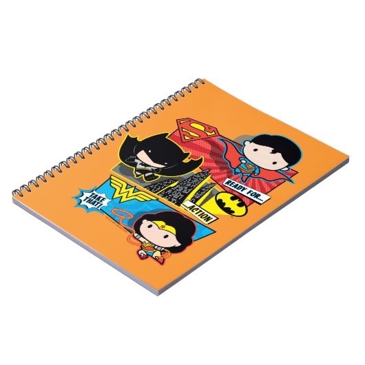 Chibi is klaar voor actie! notitieboek (Linkerzijde)