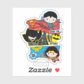 Chibi is klaar voor actie! sticker (Vel)