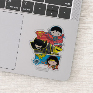 Chibi is klaar voor actie! sticker