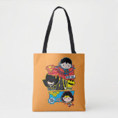 Chibi is klaar voor actie! tote bag (Voorkant)