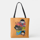 Chibi is klaar voor actie! tote bag (Achterkant)