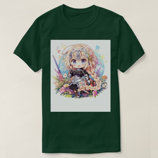 Chibi Jeanne d Arc T-shirt (Design voorkant)
