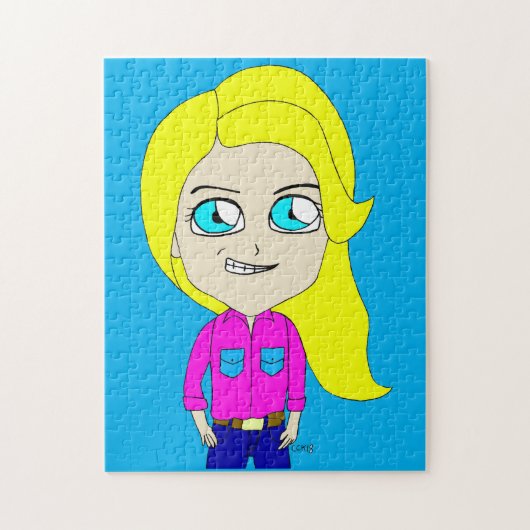 chibi jigzaag puzzel (Verticaal)