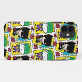 Chibi Joker en Batman-spelkaartpatroon Case-Mate iPhone Case (Achterkant (horizontaal))