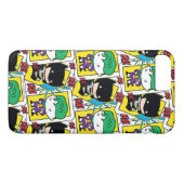 Chibi Joker en Batman-spelkaartpatroon Case-Mate iPhone Case (Achterkant (Horizontaal))