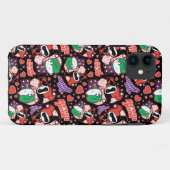 Chibi Joker en Harley Heart Pattern Case-Mate iPhone Case (Achterkant (horizontaal))