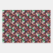 Chibi Joker en Harley Heart Pattern Inpakpapier Vel (Voorkant 2)