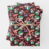 Chibi Joker en Harley Heart Pattern Inpakpapier Vel (In situ)