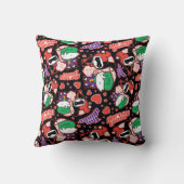 Chibi Joker en Harley Heart Pattern Kussen (Achterkant)