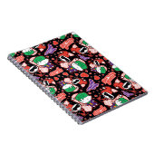 Chibi Joker en Harley Heart Pattern Notitieboek (Rechterzijde)