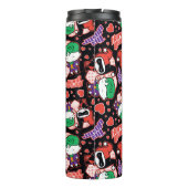 Chibi Joker en Harley Heart Pattern Thermosbeker (Achterkant)