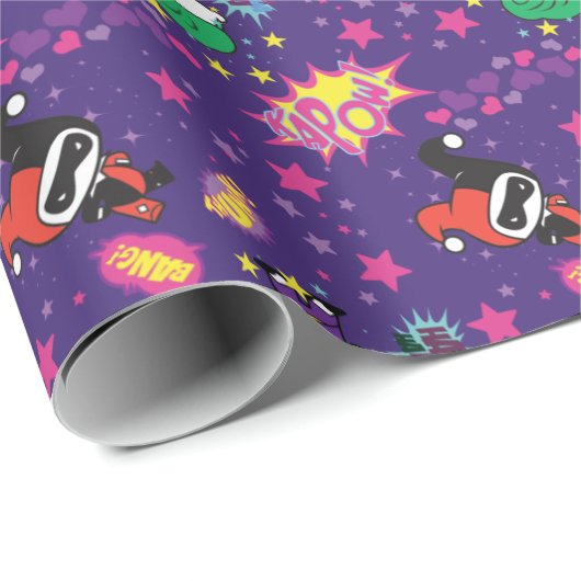 Chibi Joker en Harley Pattern Cadeaupapier (Rol Hoek)