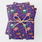 Chibi Joker en Harley Pattern Inpakpapier Vel (In situ)