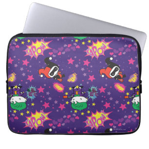 Chibi Joker en Harley Pattern Laptop Sleeve