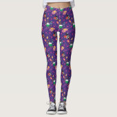 Chibi Joker en Harley Pattern Leggings (Voorkant)