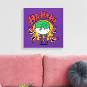 Chibi Joker met Speelgoed Teeth Canvas Afdruk (Insitu (Woonkamer))