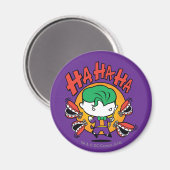 Chibi Joker met Speelgoed Teeth Magneet (Voorkant / Achterkant)