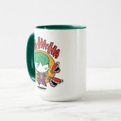 Chibi Joker met Speelgoed Teeth Mok (Voorkant links)