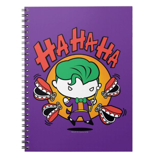 Chibi Joker met Speelgoed Teeth Notitieboek (Voorkant)