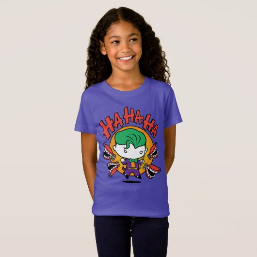 Chibi Joker met Speelgoed Teeth T-shirt (Voorkant volledig)