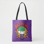 Chibi Joker met Speelgoed Teeth Tote Bag (Voorkant)