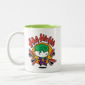 Chibi Joker met Speelgoed Teeth Tweekleurige Koffiemok (Links)