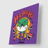 Chibi Joker met Speelgoed Teeth Vierkante Klok (Hoek)