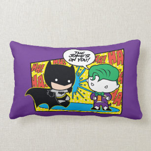 Chibi Joker Pranking Chibi Batman Kussen