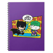 Chibi Joker Pranking Chibi Batman Notitieboek (Voorkant)