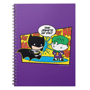 Chibi Joker Pranking Chibi Batman Notitieboek
