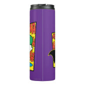 Chibi Joker Pranking Chibi Batman Thermosbeker (Achterkant)