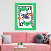 Chibi Joker-spelkaart Canvas Afdruk (Insitu (Woonkamer))