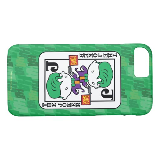 Chibi Joker-spelkaart Case-Mate iPhone Case (Achterkant (Horizontaal))