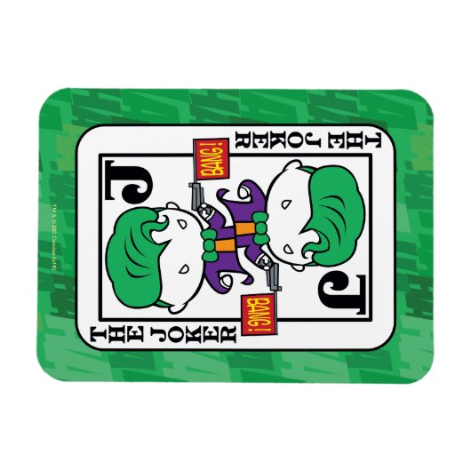 Chibi Joker-spelkaart Magneet (Horizontaal)