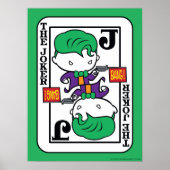 Chibi Joker-spelkaart Poster (Voorkant)