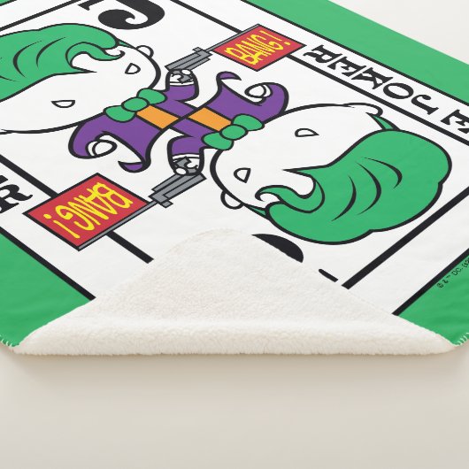 Chibi Joker-spelkaart Sherpa Deken (3/4)