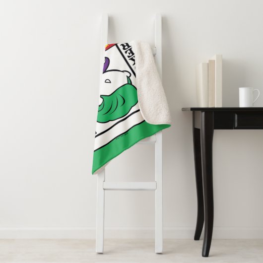 Chibi Joker-spelkaart Sherpa Deken (In situ)