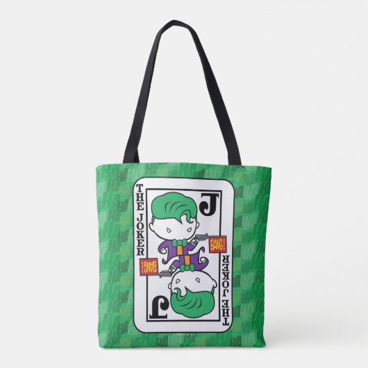 Chibi Joker-spelkaart Tote Bag (Achterkant)