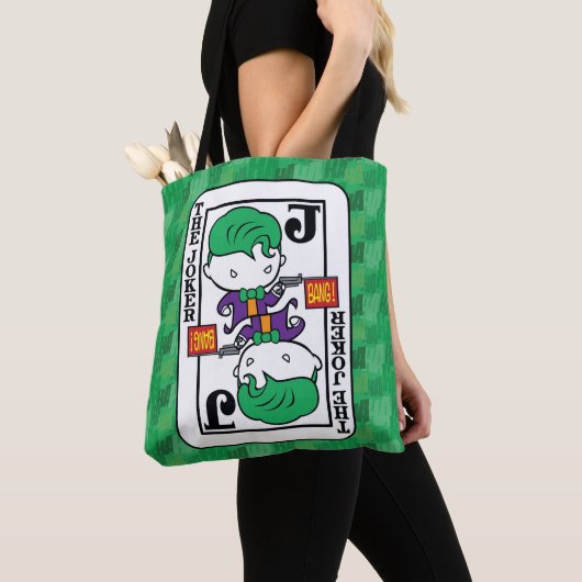 Chibi Joker-spelkaart Tote Bag (Dichtbij)