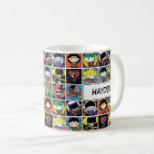 Chibi Justice League Character Pattern Koffiemok (Voorkant rechts)