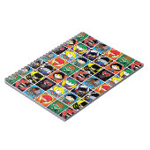Chibi Justice League Character Pattern Notitieboek (Linkerzijde)