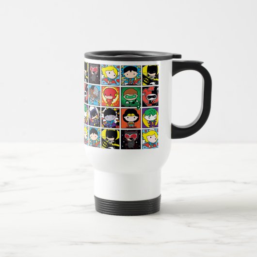 Chibi Justice League Character Pattern Reisbeker (Rechts)