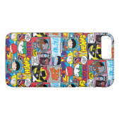 Chibi Justice League Comic Book Pattern Case-Mate iPhone Case (Achterkant (Horizontaal))