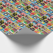 Chibi Justice League Compilation Pattern Cadeaupapier (Hoek)