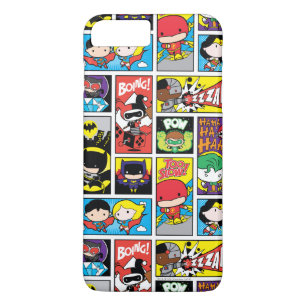 Chibi Justice League Compilation Pattern Case-Mate iPhone Case