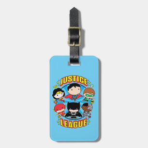 Chibi Justice League Group Bagagelabel