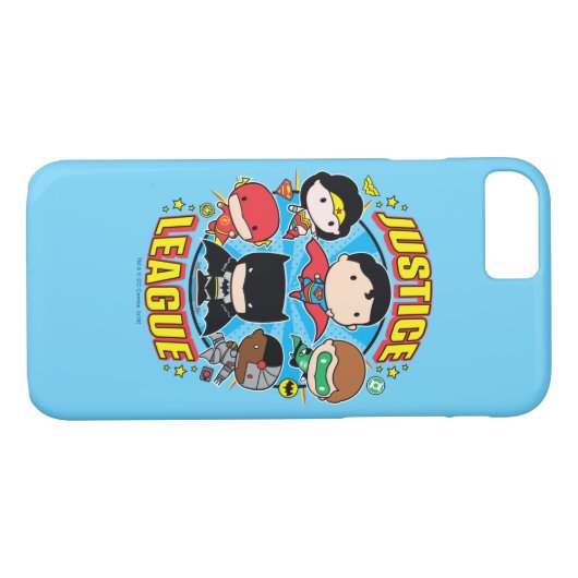 Chibi Justice League Group Case-Mate iPhone Case (Achterkant (Horizontaal))