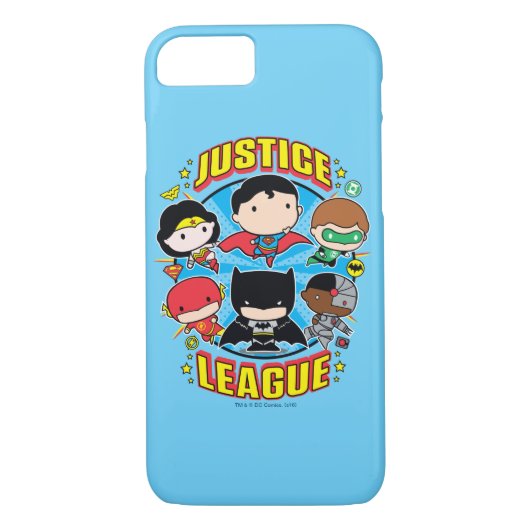 Chibi Justice League Group Case-Mate iPhone Case (Achterkant)